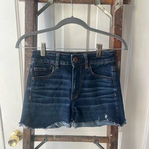 American Eagle Women's Hi-Rise Shortie Jean Shorts